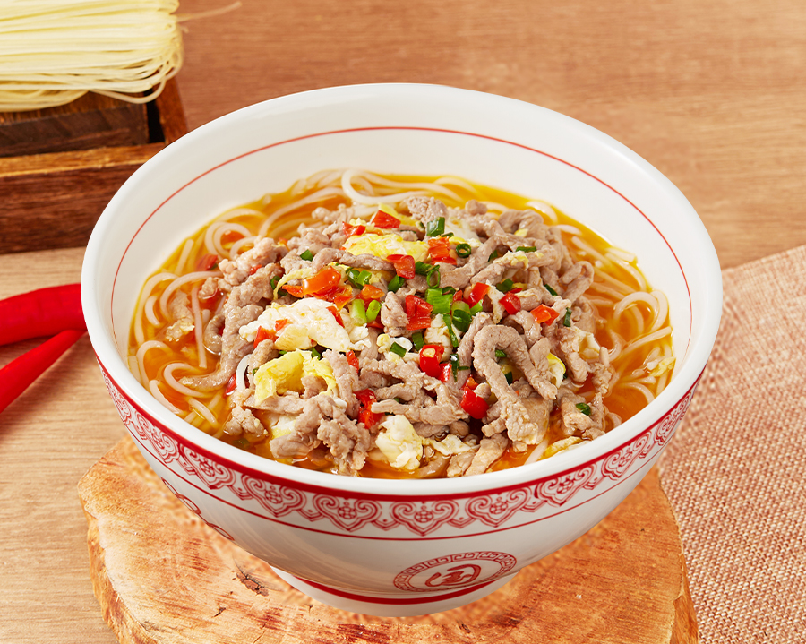 肉蛋鲜鲜银丝粉