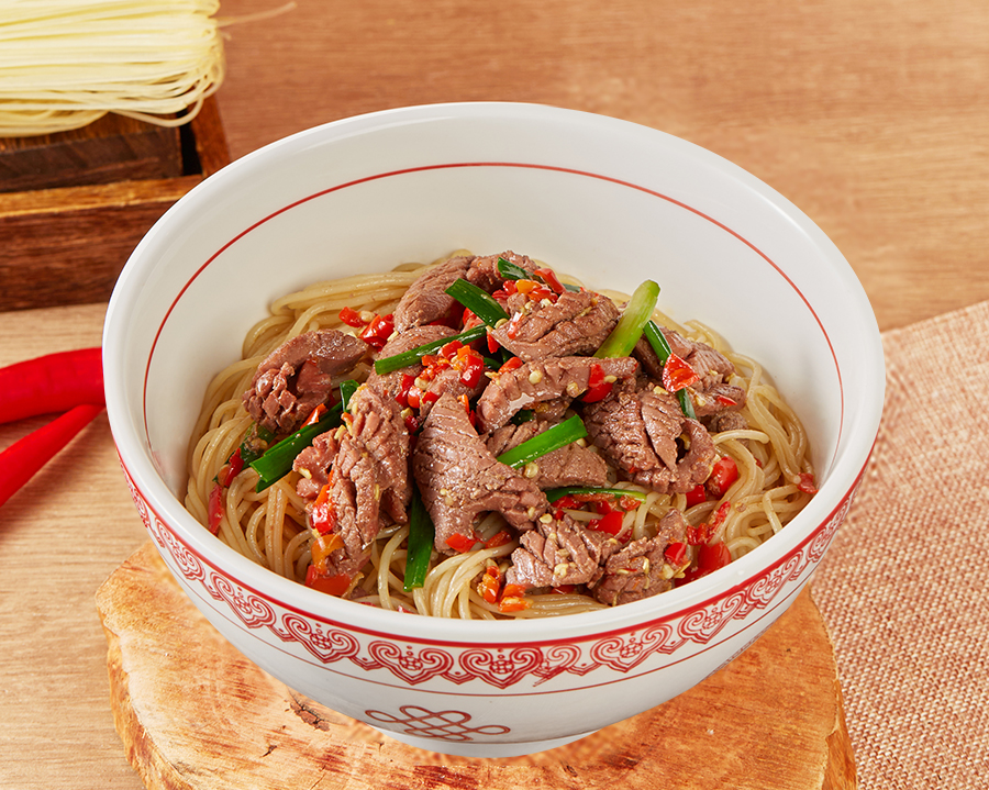 腰花鲜鲜干拌粉