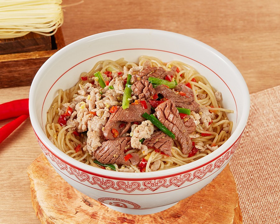 腰花瘦肉双倍鲜鲜干拌粉